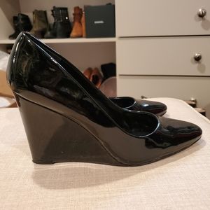 Ralph Lauren patent leather wedges